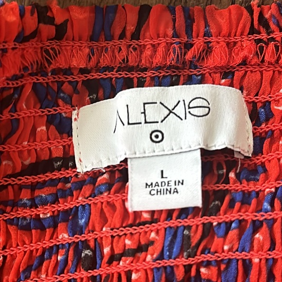 ALEXIS Dress Size Large New NWOT midi dress high low - Picture 6 of 10